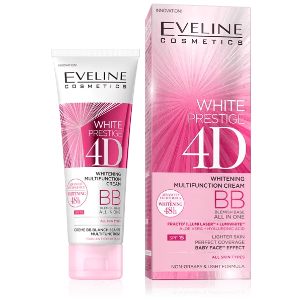 White Prestige 4D Whitening Multifunction BB Cream-Light