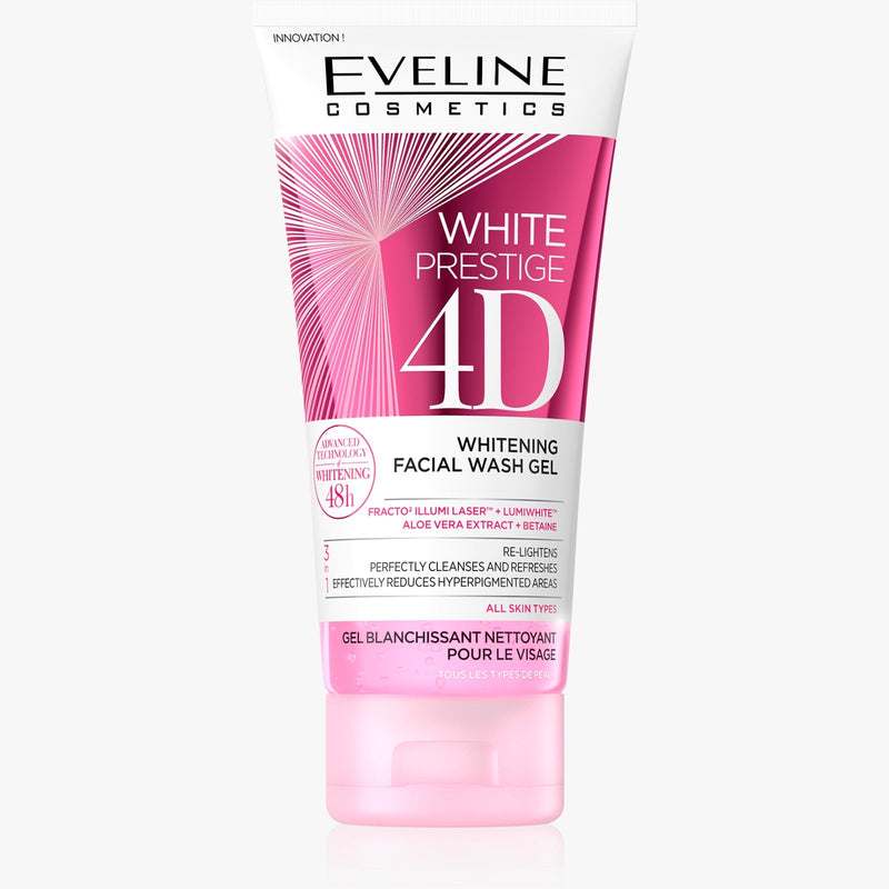 White Prestige 4D Whitening Facial Wash Gel 100ML